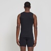True Religion Lightweight Tank Tops for Men 5 Pack Undershirt Ribbed Cotton(Black)