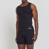 True Religion Lightweight Tank Tops for Men 5 Pack Undershirt Ribbed Cotton(Black)