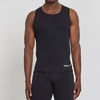 True Religion Lightweight Tank Tops for Men 5 Pack Undershirt Ribbed Cotton(Black)