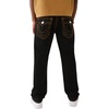 True Religion Men’s Ricky Super T Straight Leg Denim Jeans for Men(Black Rinse)