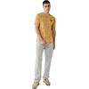 True Religion Men’s Ricky Super T Straight Leg Denim Jeans for Men(Bleached Out Light Wash)