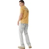 True Religion Men’s Ricky Super T Straight Leg Denim Jeans for Men(Bleached Out Light Wash)