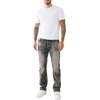 True Religion Men’s Ricky Super T Straight Leg Denim Jeans for Men(Greymouth Wash)