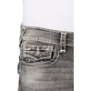 True Religion Men’s Ricky Super T Straight Leg Denim Jeans for Men(Greymouth Wash)