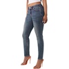 True Religion Women’s Jennie Mr Skinny Big T Flap Jeans(Malibu Stone)