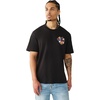 True Religion Men’s Garden Shoey Oversized Heavyweight Tee | Puff Print(Jet Black)