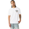 True Religion Men’s Garden Shoey Oversized Heavyweight Tee | Puff Print(Optic White)