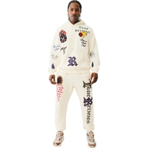 True Religion Men’s Blazing Tour Jogger | Phantom(Winter White)