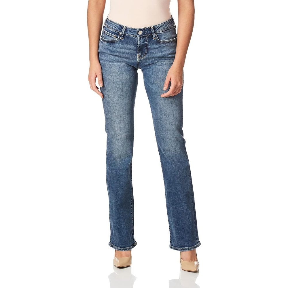 image:imageTrue Religion Womens Becca Mid Rise Bootcut JeansMedium