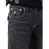 True Religion Men’s Bobby Flap Big T Short(Deep Silence Black Wash)