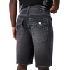 True Religion Men’s Bobby Flap Big T Short(Deep Silence Black Wash)