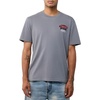 True Religion Men’s Short Sleeve Stacked Logo Tee – 100% Cotton, Soft, Comfortable, Durable T-Shirt(Granite Grey)