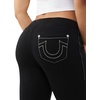 True Religion Women’s Mid Rise Big T Bootcut Jean | Fairytale(Jet Black)