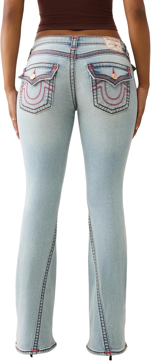 image:imageTrue Religion Womens Joey Low Rise Flare Super T JeanUrban Fade