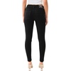 True Religion Women’s Jennie Mid Rise Curvy Skinny Jeans(Black Body Rinse)