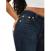 True Religion Women’s Jennie Mid Rise Curvy Skinny Jeans(Indigo Upgrade)