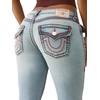 True Religion Women’s Joey Low Rise Flare Super T Jean(Urban Fade)