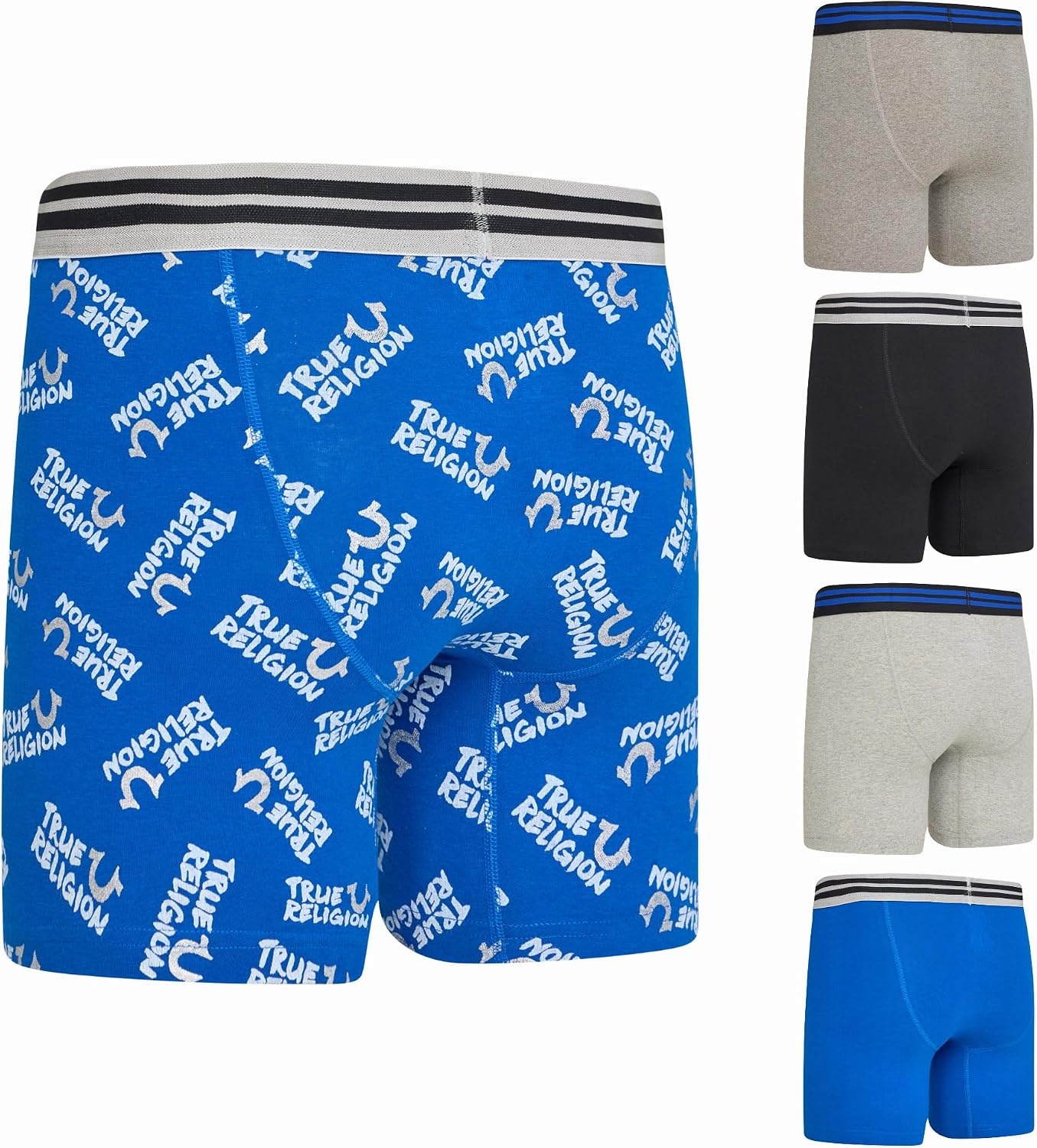 image:imageTrue Religion Mens Underwear Boxer Briefs for Men 5 Pack Cotton StretchAsst 2