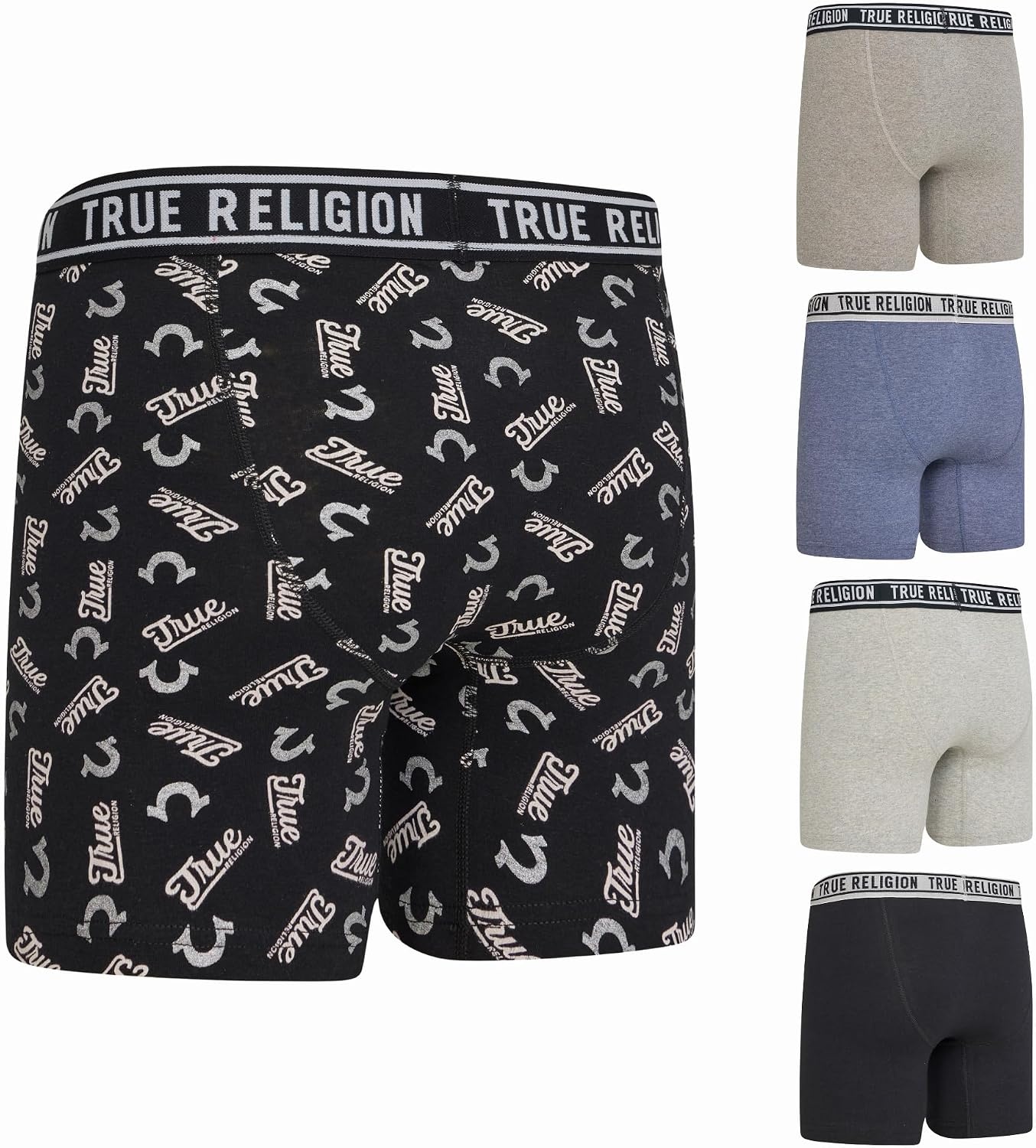 image:imageTrue Religion Mens Underwear Boxer Briefs for Men 5 Pack Cotton StretchAsst 3