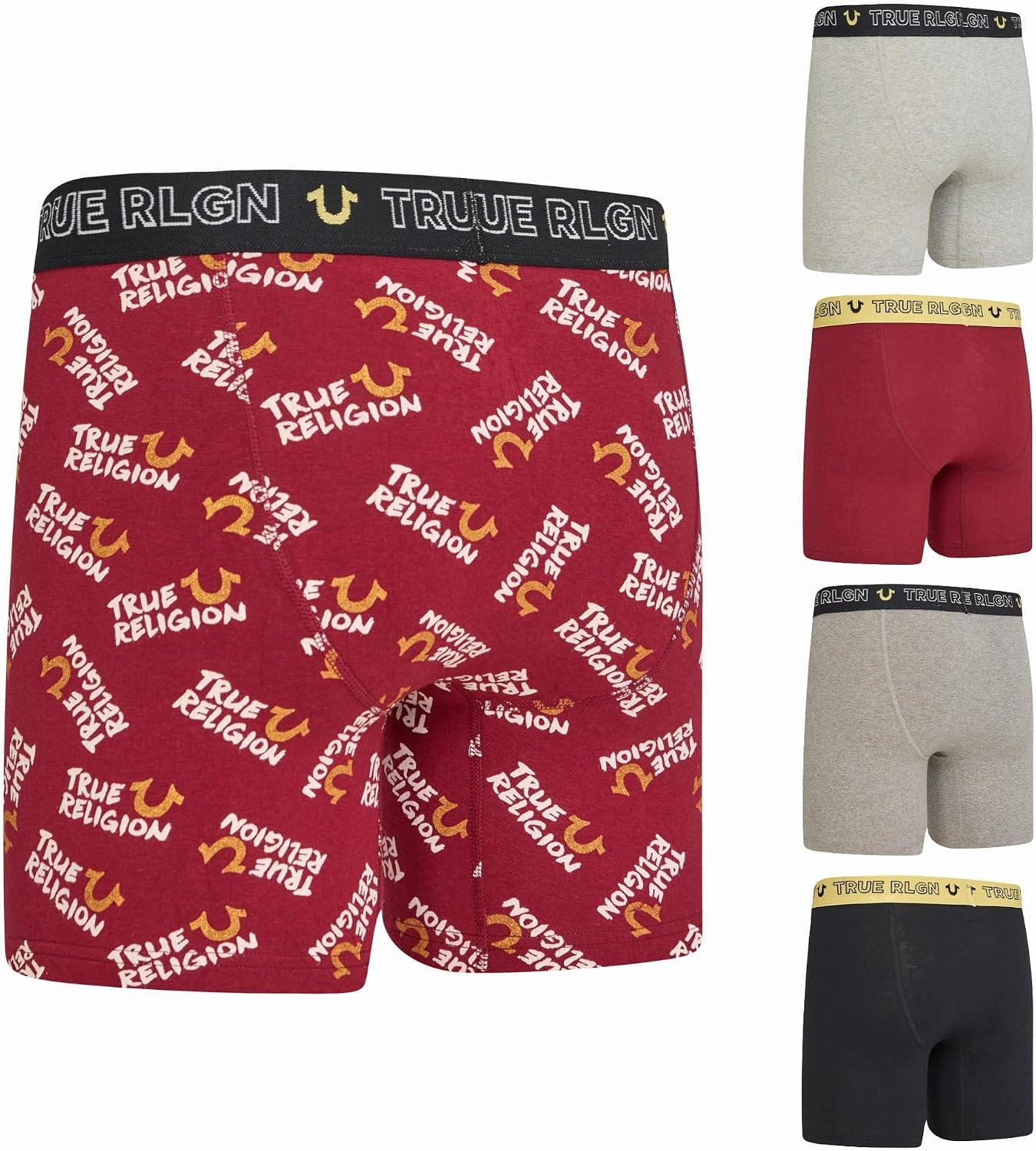 image:imageTrue Religion Mens Underwear Boxer Briefs for Men 5 Pack Cotton StretchAsst 4