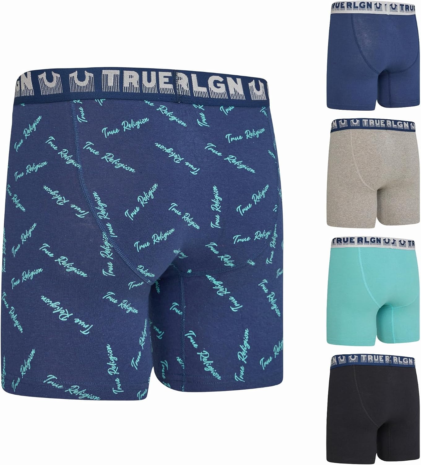 image:imageTrue Religion Mens Underwear Boxer Briefs for Men 5 Pack Cotton StretchAsst 5