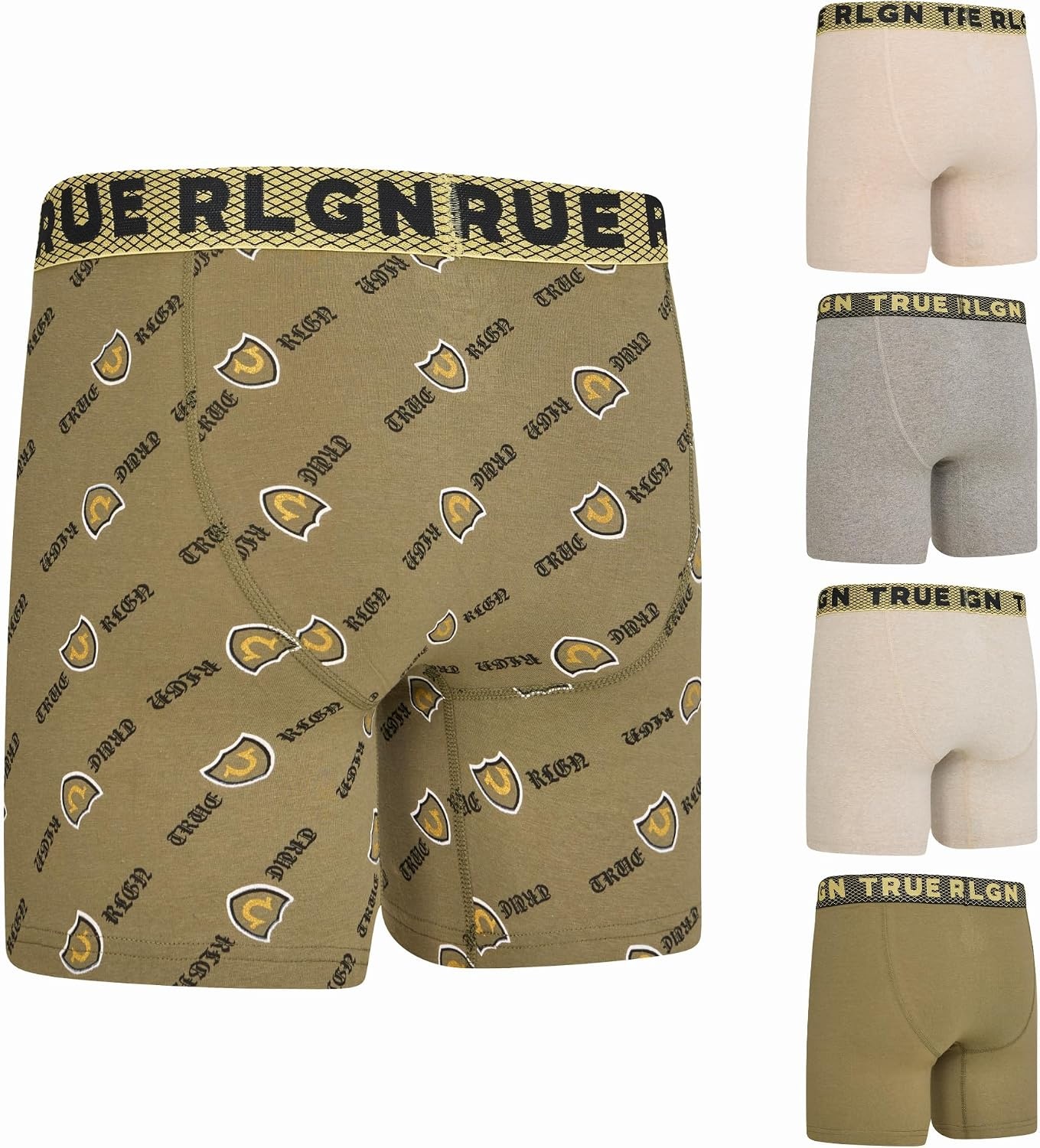 image:imageTrue Religion Mens Underwear Boxer Briefs for Men 5 Pack Cotton StretchAsst 6