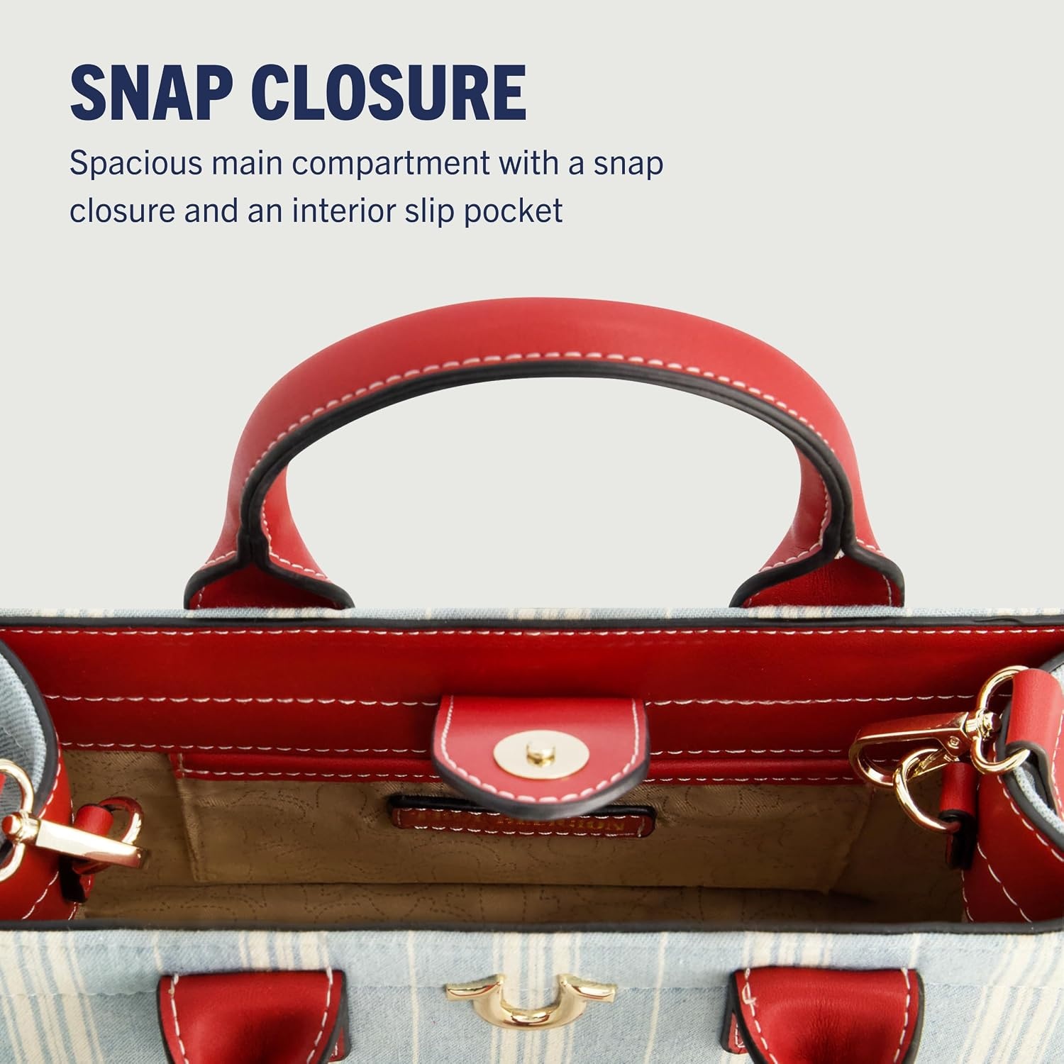 image:imageTrue Religion Tote Bag Denim One Size