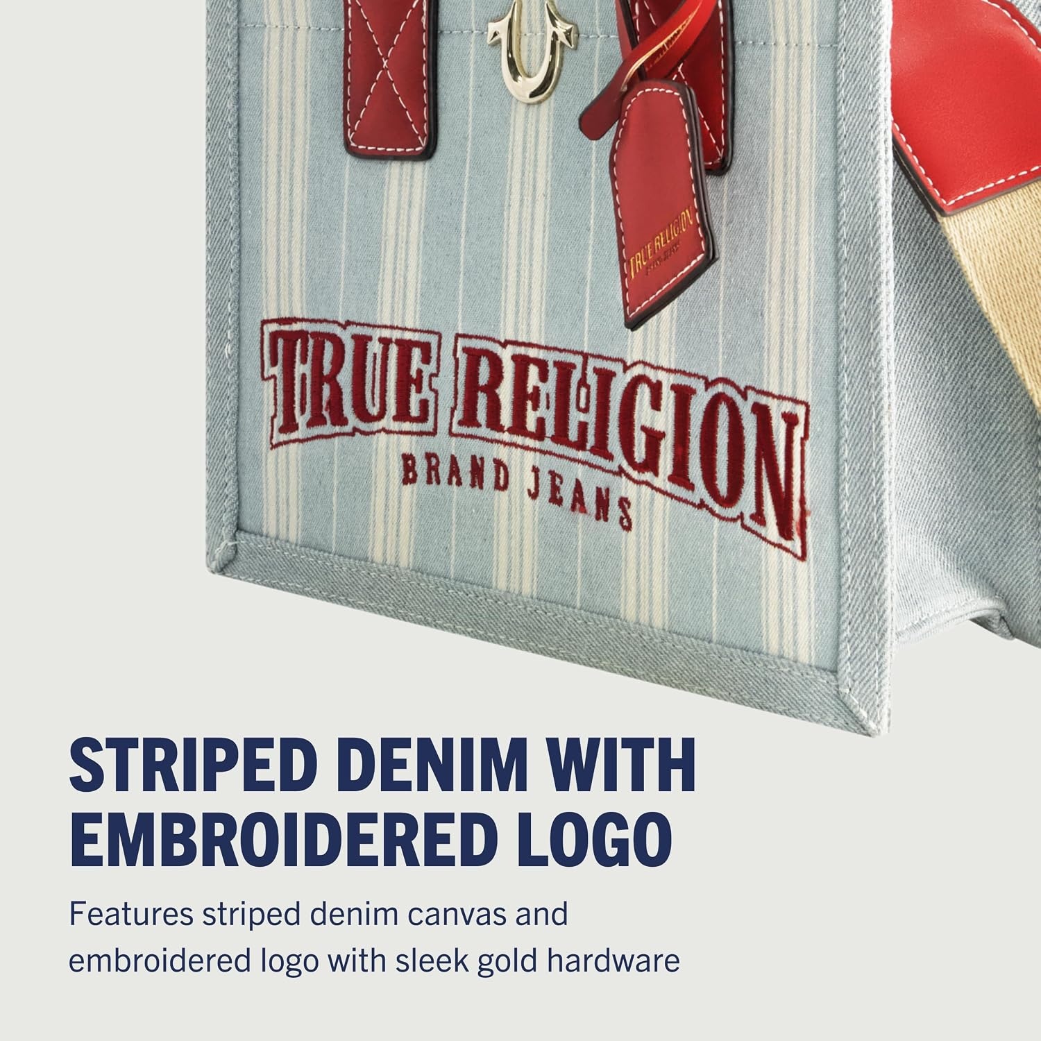 image:imageTrue Religion Tote Bag Denim One Size