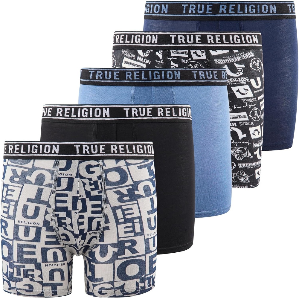 image:imageTrue Religion Boys Underwear 5 Pack Modal Premium Boxer Briefs Boys 618Prints