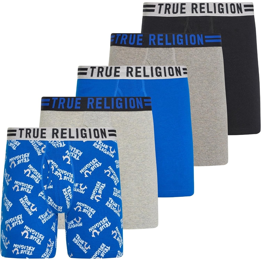 image:imageTrue Religion Mens Underwear Boxer Briefs for Men 5 Pack Cotton StretchAsst 2
