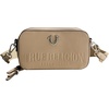 Concept One Women’s True Religion Camera Bag, Women’s Mini Shoulder Handbag With Embossed Logo and Adjustable Shoulder Strap(Tan)