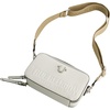 Concept One Women’s True Religion Camera Bag, Women’s Mini Shoulder Handbag With Embossed Logo and Adjustable Shoulder Strap(White)