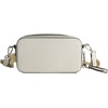Concept One Women’s True Religion Camera Bag, Women’s Mini Shoulder Handbag With Embossed Logo and Adjustable Shoulder Strap(White)