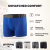 True Religion Boys Underwear 5 Pack Modal Premium Boxer Briefs Boys 6-18(Blue Pack)
