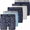 True Religion Boys Underwear 5 Pack Modal Premium Boxer Briefs Boys 6-18(Blue Prints)