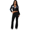 True Religion Women’s Branded Bootcut Pant(Jet Black)