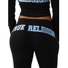 True Religion Women’s Branded Bootcut Pant(Jet Black)