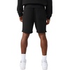 True Religion Men’s Logo Sweat Short – Elastic Waist, Logo Patch, Side Pockets(Jet Black)