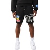 True Religion Men’s Logo Sweat Short – Elastic Waist, Logo Patch, Side Pockets(Jet Black)