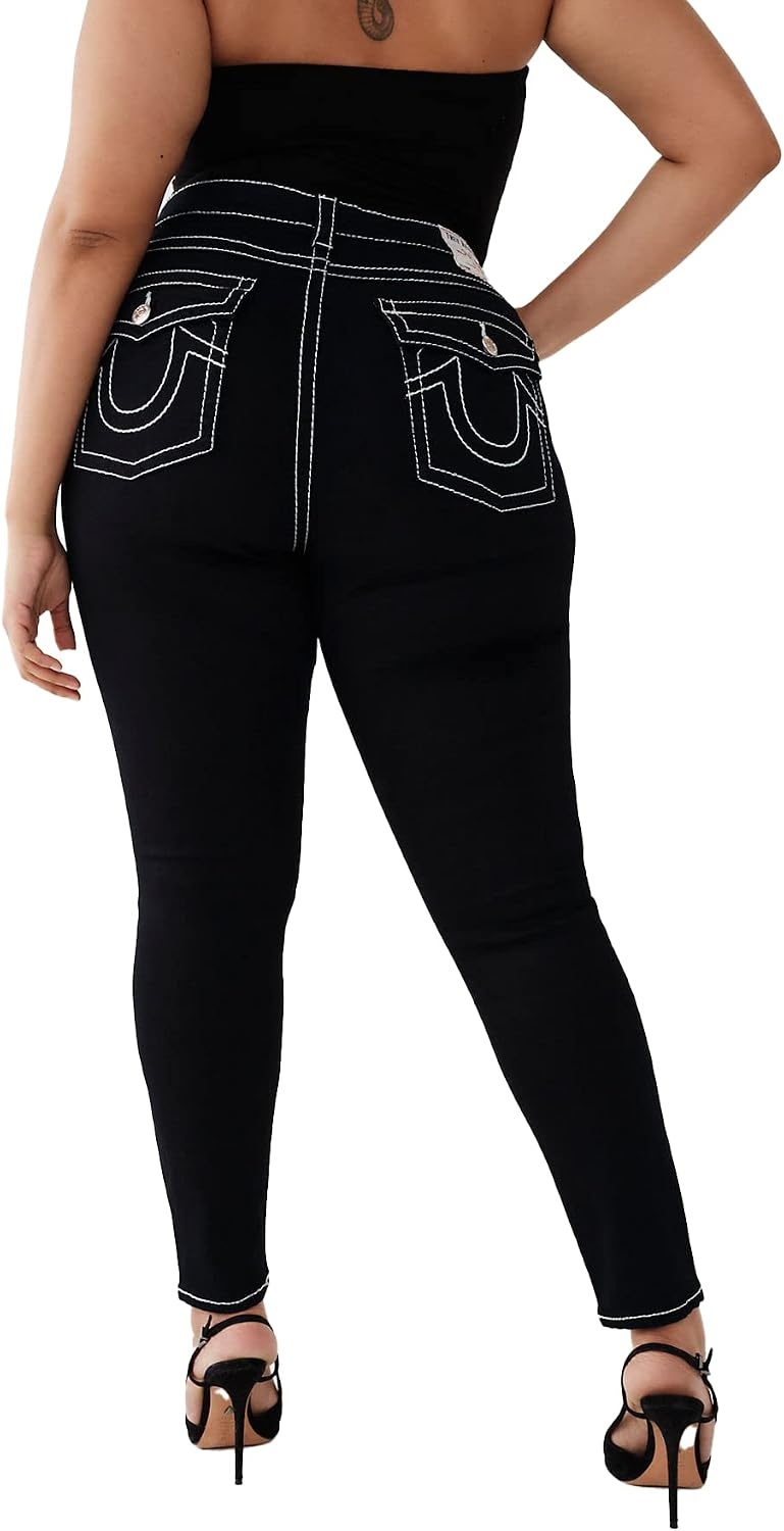 image:imageTrue Religion Womens Jennie Curvy Skinny JeanSample Body Rinse