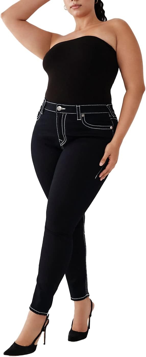 image:imageTrue Religion Womens Jennie Curvy Skinny JeanSample Body Rinse