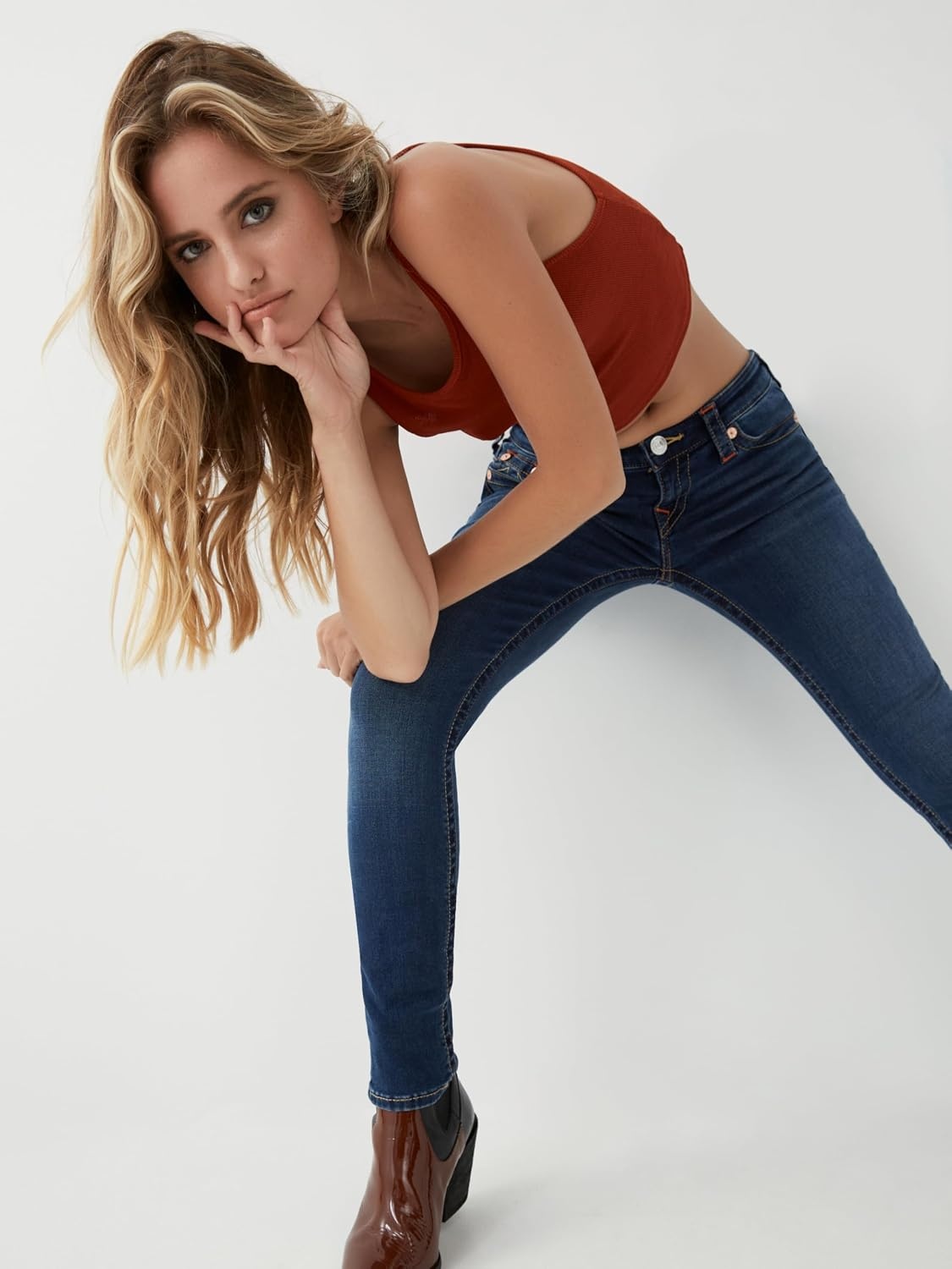 image:imageTrue Religion Womens Stella Low Rise Skinny JeanDreamcatcher
