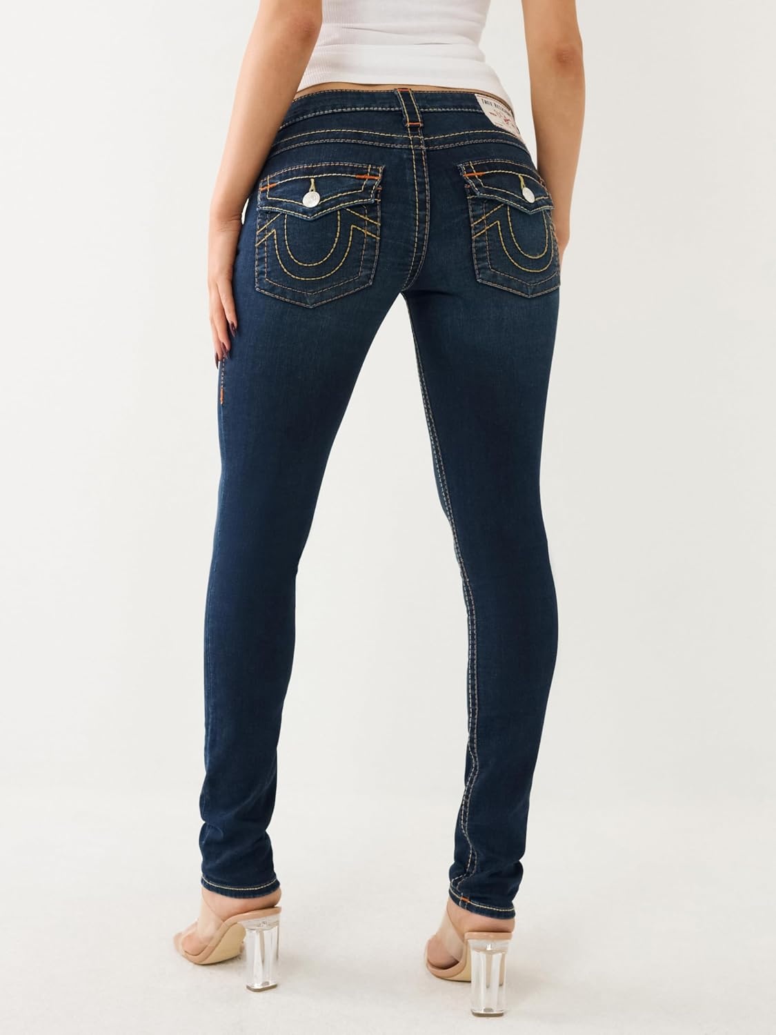 image:imageTrue Religion Womens Stella Low Rise Skinny JeanIndigo Upgrade