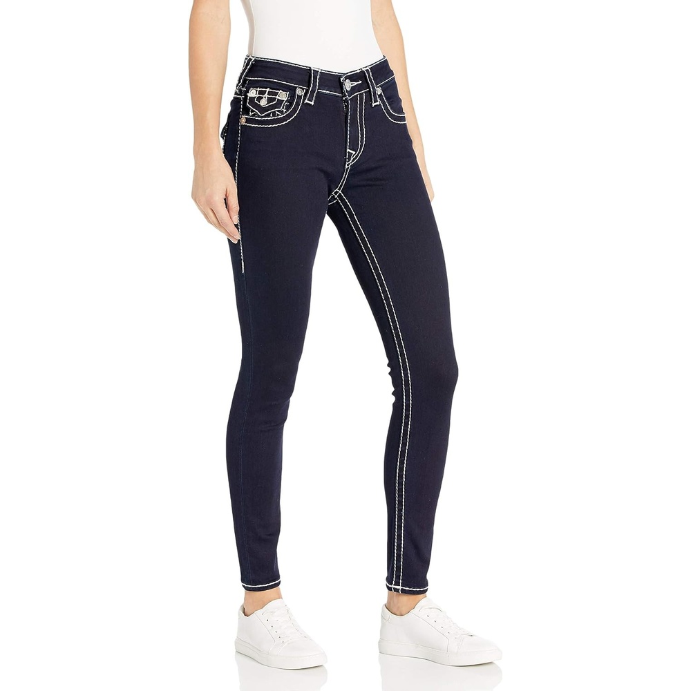 image:imageTrue Religion Womens Jennie Curvy Skinny JeanSample Body Rinse