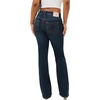 True Religion Women’s Becca Crystal Flap Mid Rise Bootcut Jean(Body Rinse)