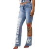 True Religion Women’s Becca Mid Rise Bootcut Flap Pocket Jeans – Cotton Blend, Bootcut Silhouette, Flap Pocket Detail(Medium Wash)