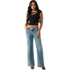 True Religion Women’s Crystal HS Cut Out Rib Top | Premium Stretch Comfort(Jet Black)
