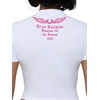 True Religion Women’s Embroidered Patch Baby Tee – 95% Cotton 5% Elastane, Crew Neck, Signature Embroidery Detail(Optic White)
