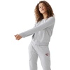 True Religion Women’s Heritage Buddha Pullover(Heather Grey)