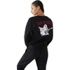 True Religion Women’s Heritage Buddha Pullover(Jet Black)